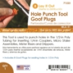 Picture of Hole Punch Tool & PLUGS